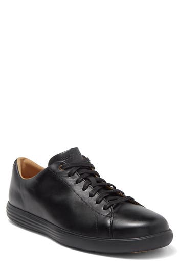 Cole Haan Grand Crosscourt Ii Sneaker In Black/black Leather