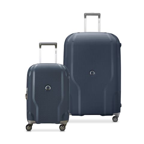 Clavel Hardside 2-Piece Set  Small & Large Expandable Luggage with Spinner Wheels