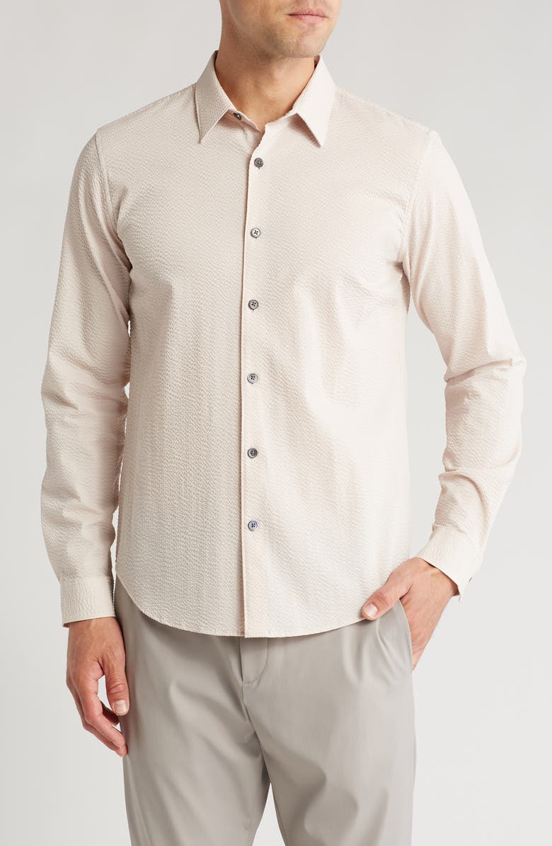 Theory Rammy Poplin Button-Up Shirt, Main, color, 