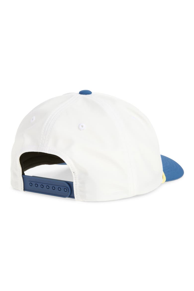 Bower Snapback Baseball Hat, Alternate, color, VINTAGE WHITE