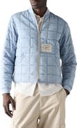 Moose Knuckles Transit Down Denim Liner Bomber Jacket