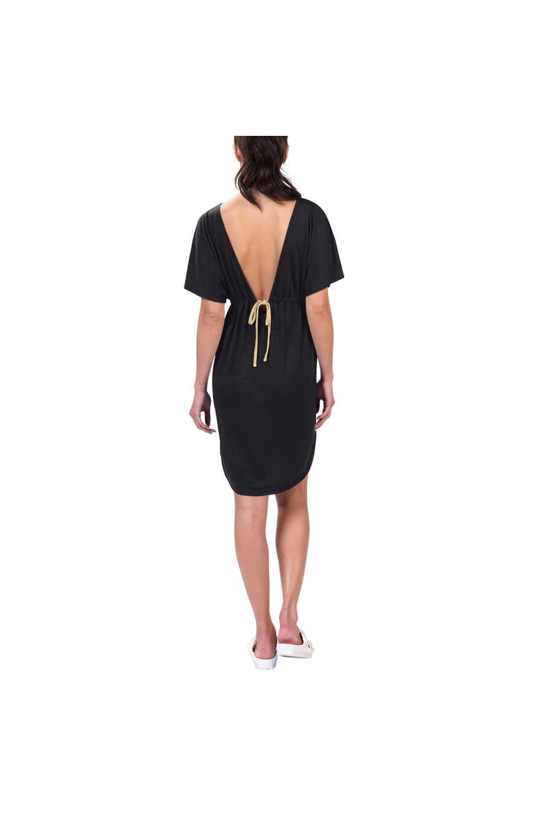 Women's G-III 4Her by Carl Banks Black New Orleans Saints Versus Swim Cover-Up, Alternate, color, Black