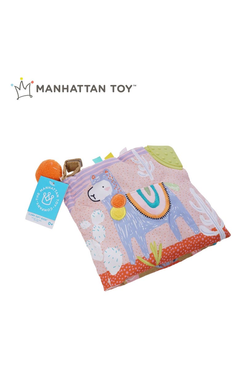 Manhattan Toy Llama Soft Sensory Book, Alternate, color, Multi-Color