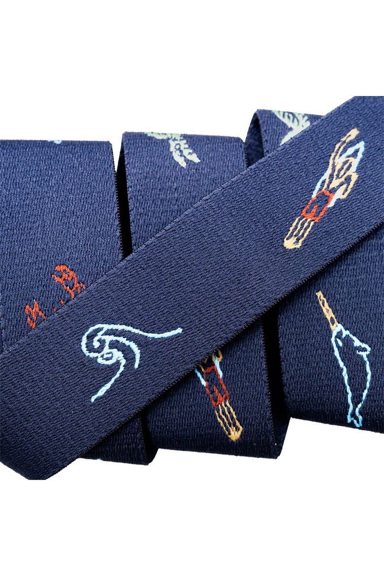 Save The Waves Belt, Alternate, color, Navy