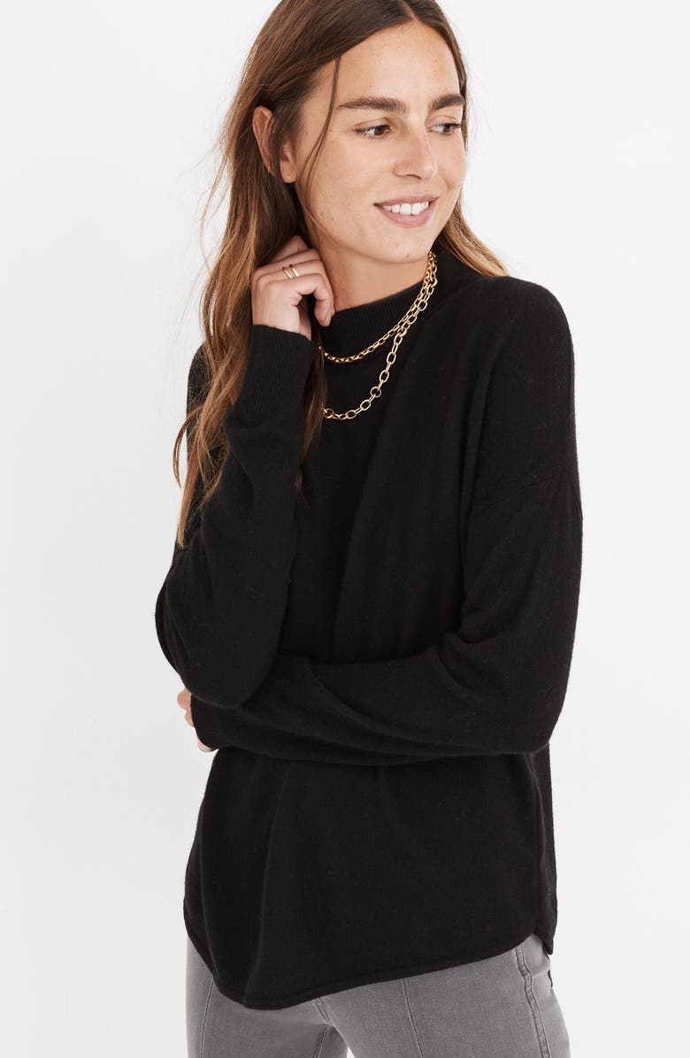 Madewell Ashbury Mock Neck Sweater, Main, color,