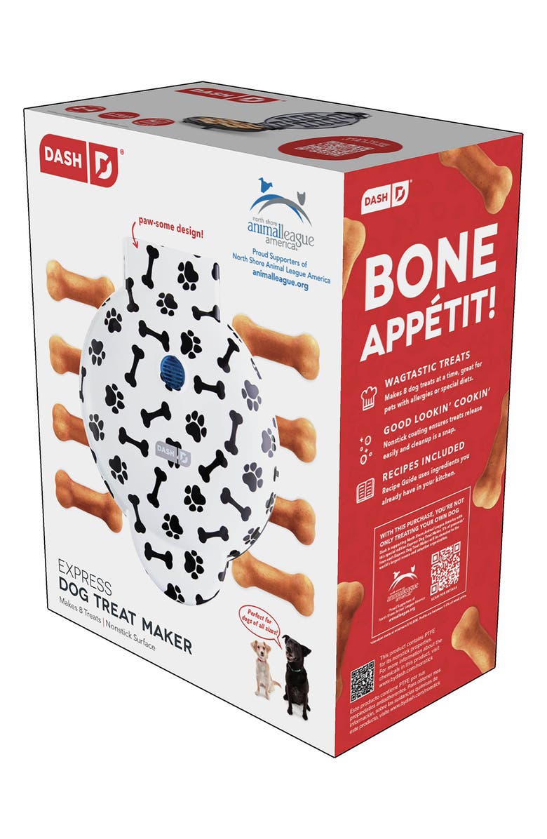 Dash Express Dog Treat Maker, Alternate, color, White Print