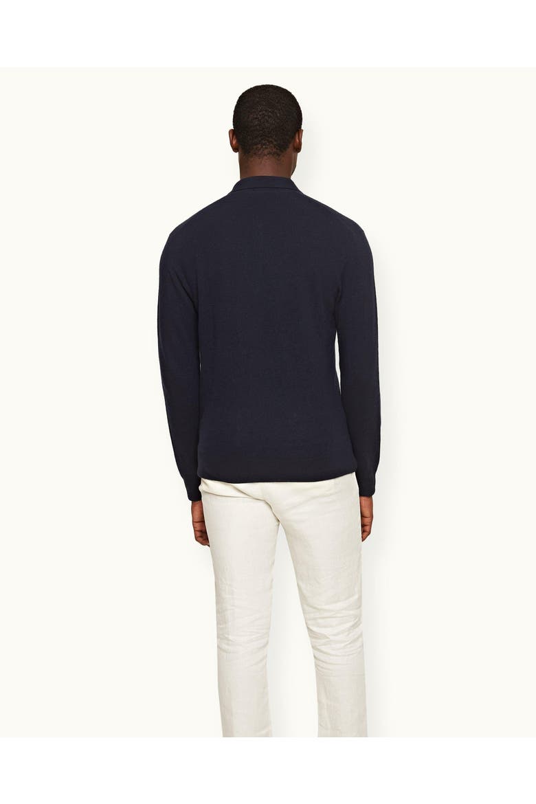 Bruno Cashmere Waffle Stitch Jumper, Alternate, color, NIGHT IRIS