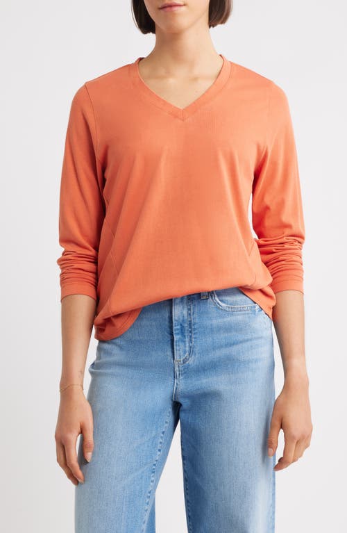 City Blues Beth Long Sleeve T-shirt In Orange
