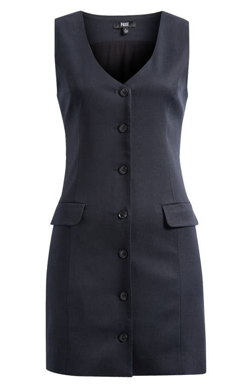 PAIGE PAIGE WELLS SLEEVELESS BUTTON FRONT SHEATH DRESS 