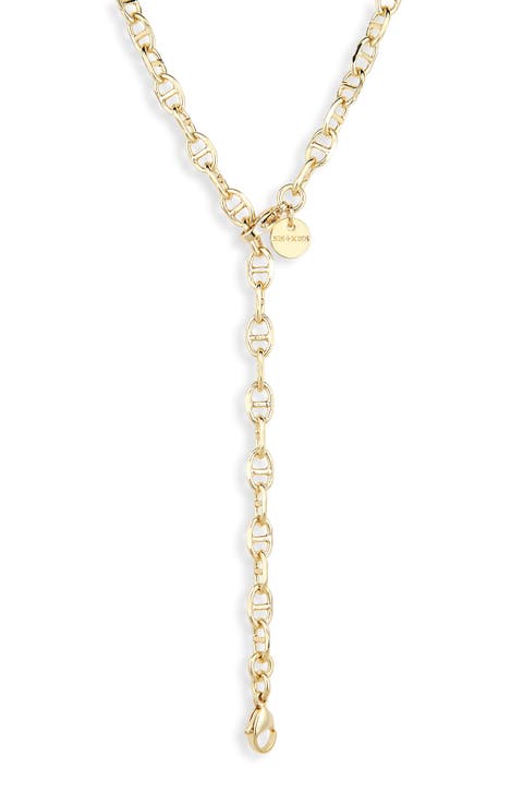 Mia Mariner Lariat Chain Necklace