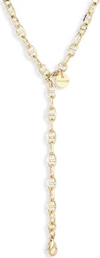 THE SIS KISS Mia Mariner Lariat Chain Necklace