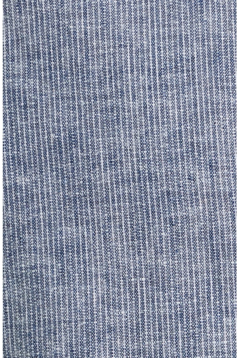 Linen & Cotton Button-Up Work Shirt, Alternate, color, TICKING CLOTH