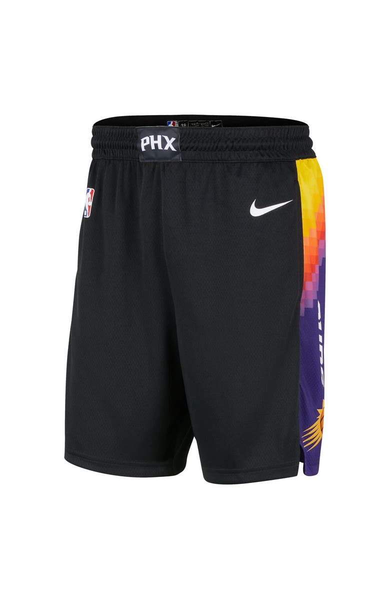 Nike Men's Nike  Black Phoenix Suns 2025/26 City Edition Remix Dri-FIT Swingman Shorts, Alternate, color, Black
