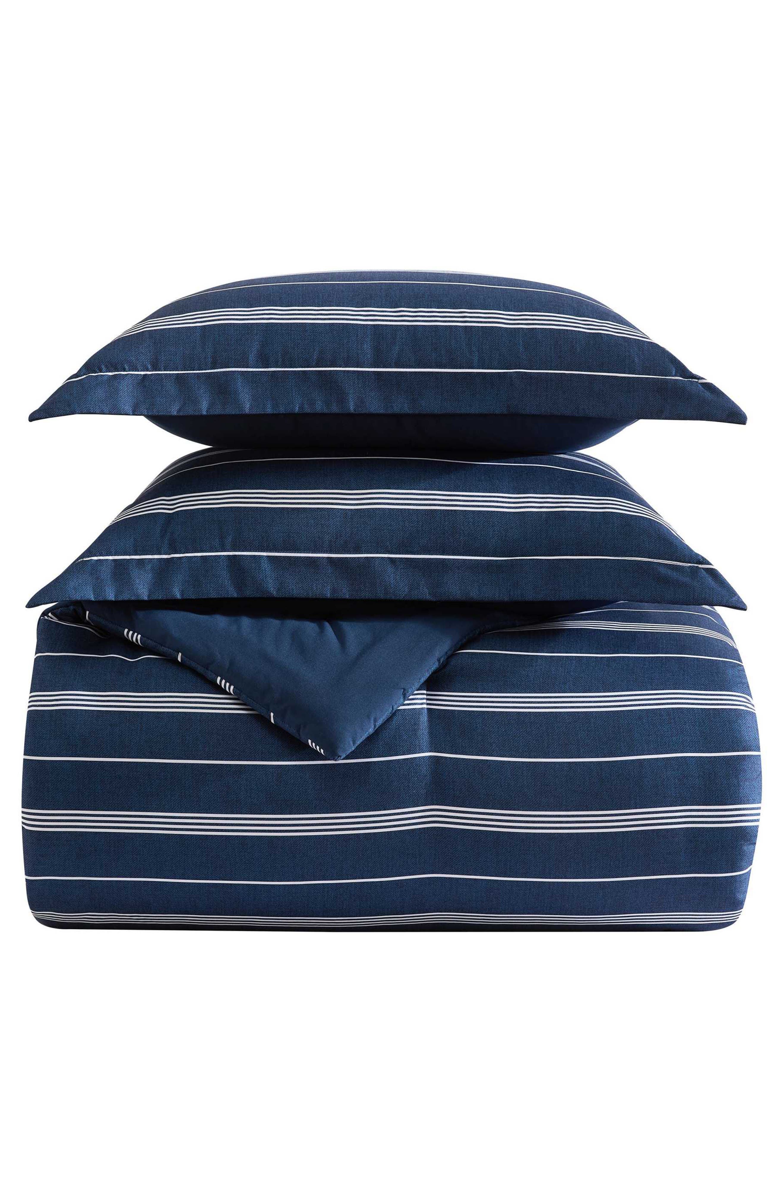 Mariners Line Microfiber Comforter Set