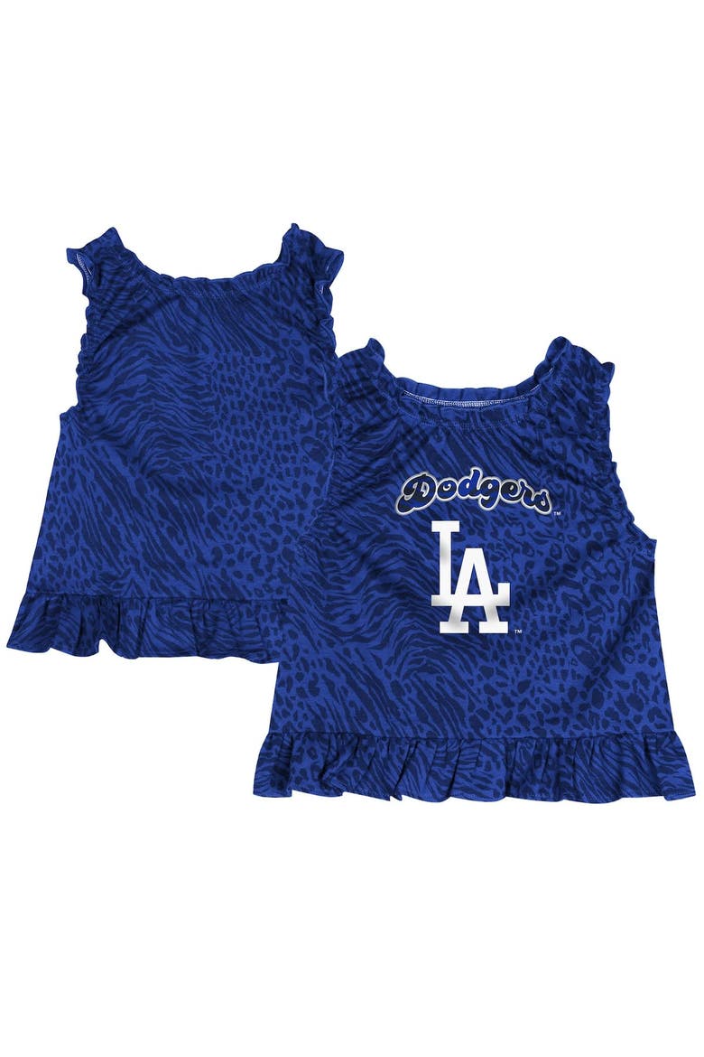 Toddler  Royal Los Angeles Dodgers Playground Dress, Alternate, color, Royal