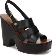 Veronica Beard Peony Slingback Platform Sandal