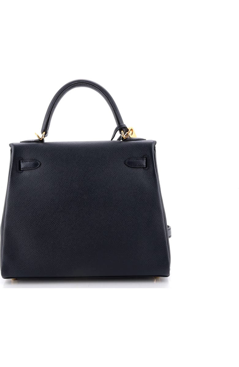 Pre-Owned Hermes Kelly Handbag Blue Epsom with Gold Hardware 25, Alternate, color, Indigo