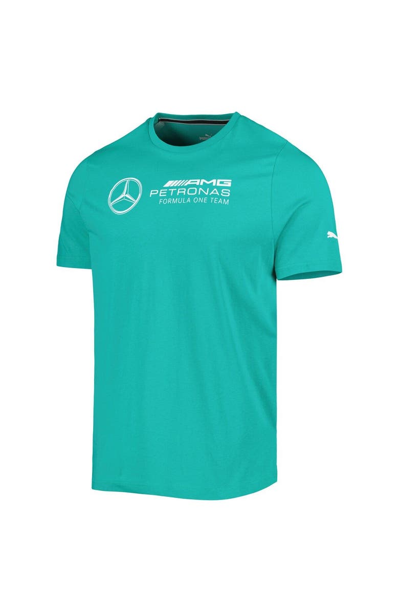 PUMA Men's Puma Teal Mercedes-AMG Petronas F1 Team 2023 Logo T-Shirt, Alternate, color, 