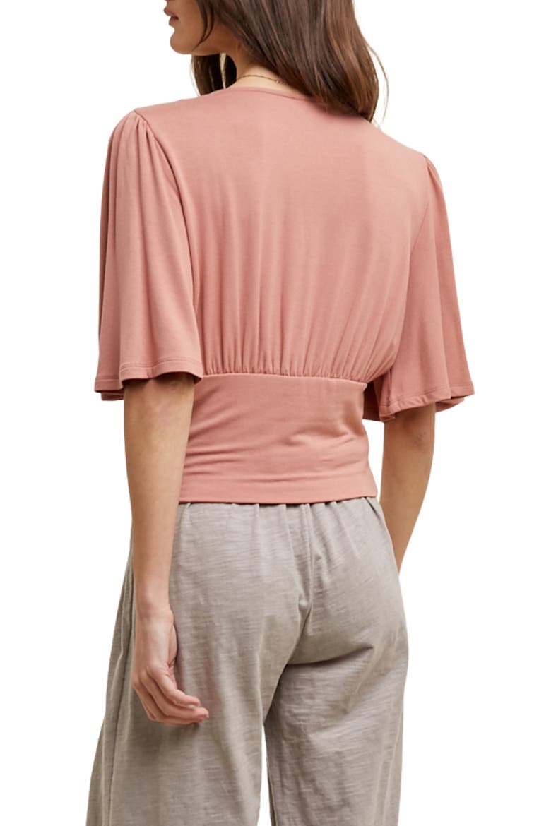 French Terry Top, Alternate, color, GINGER