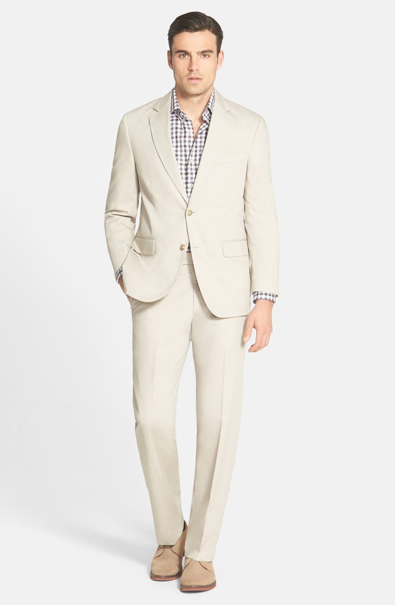 The Tie Bar Wool & Silk Stripe Tie, Alternate, color, 