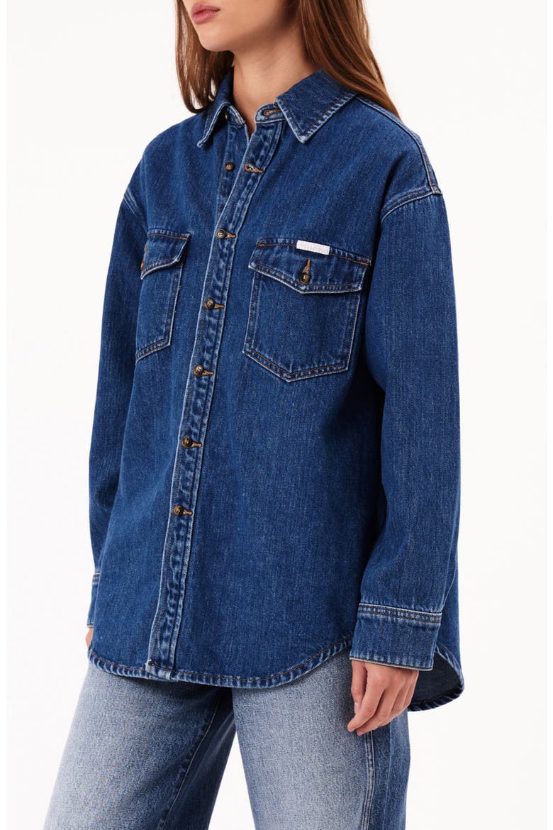 Classic Denim Shacket, Alternate, color, ASHLEYBLUE