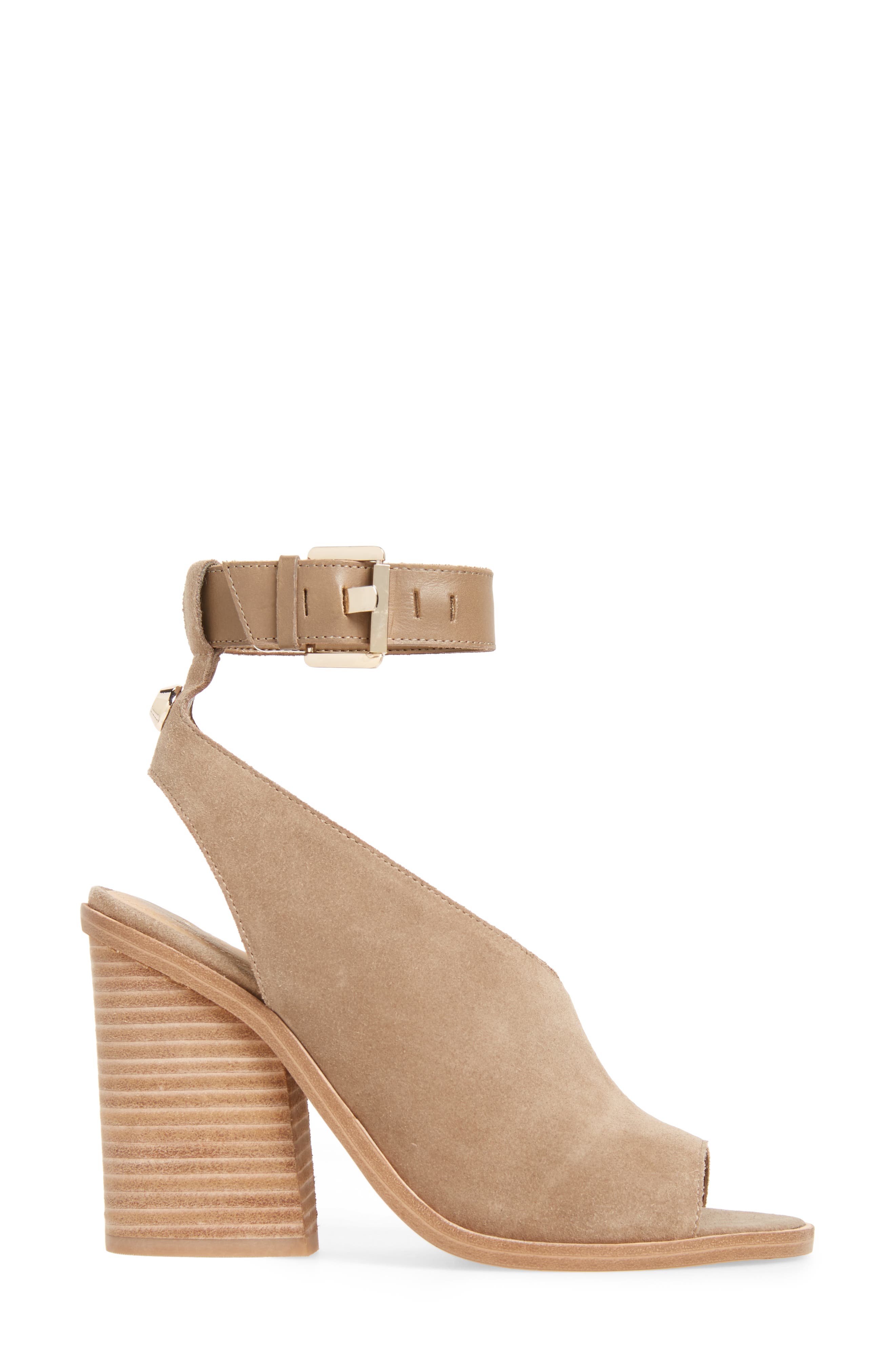 Vidal Ankle Strap Sandal, Alternate, color, MUSHROOM SUEDE