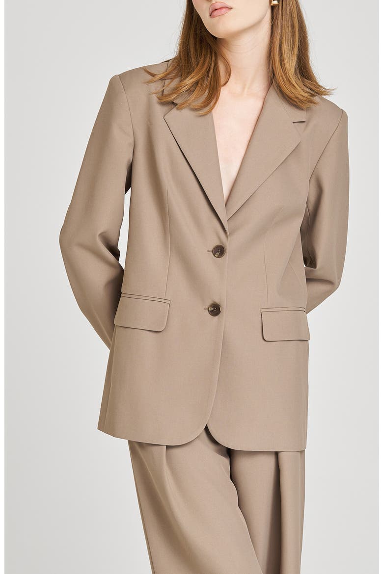 Maddox Belted Blazer, Alternate, color, TAUPE