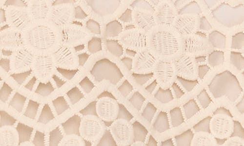 VINCE CAMUTO VINCE CAMUTO OPEN STITCH LACE TOP 