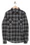 Checked Long Sleeve Cotton Button-Up Shirt