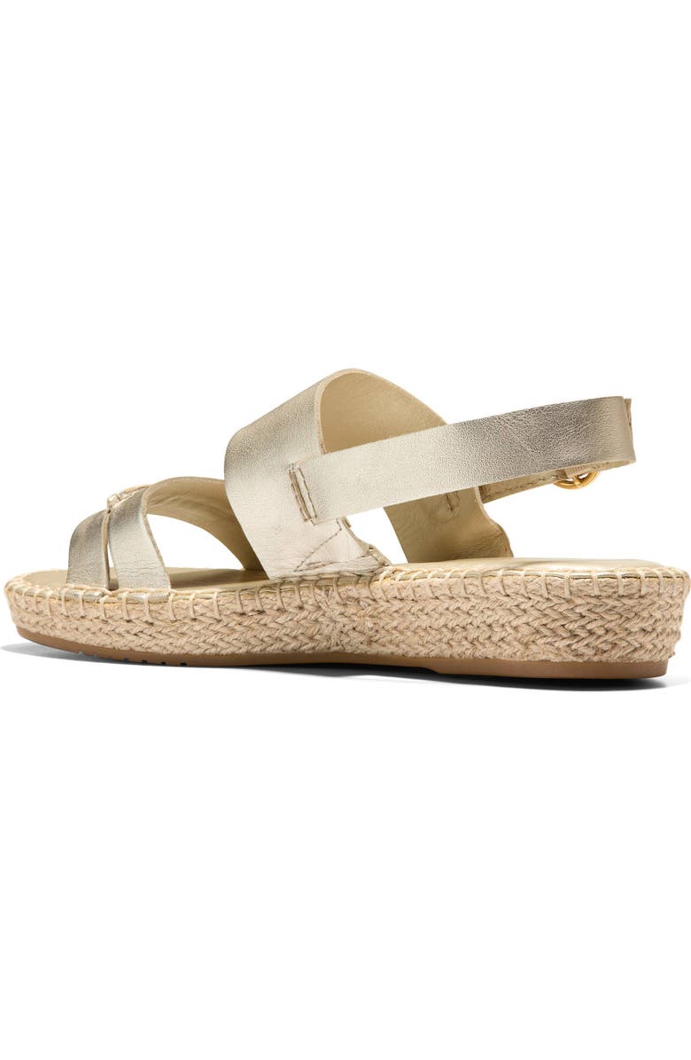 Cole Haan Cloudfeel Tilden Sandal, Alternate, color, Soft Gold