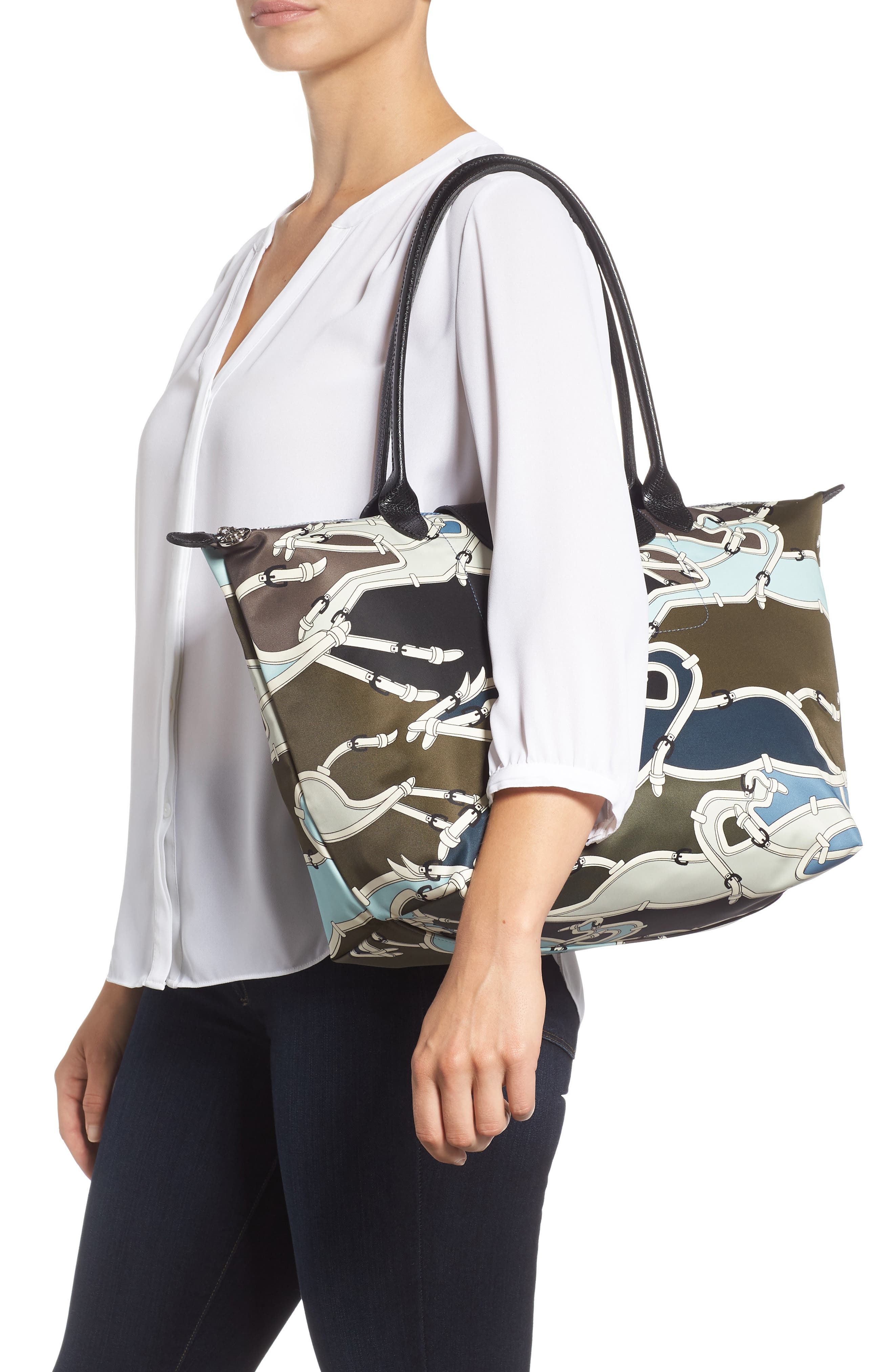 Longchamp Large Galop Shoulder Tote, Alternate, color, 