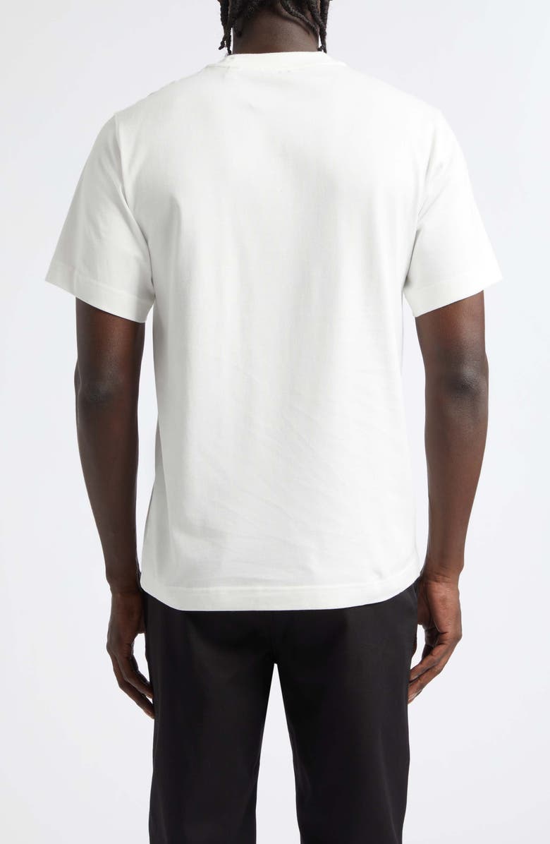 Burberry Seth Slim Fit EKD Embroidered T-Shirt, Alternate, color, Chalk