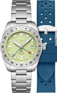 SPINNAKER Croft GMT Automatic Bracelet & Rubber Strap Watch, 39mm