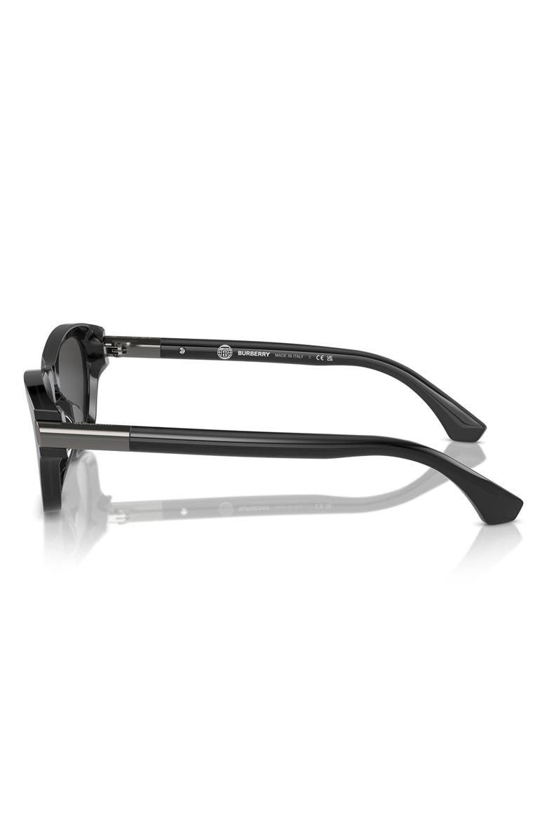 Burberry 55mm Pillow Sunglasses, Alternate, color, Black/ Dark Grey