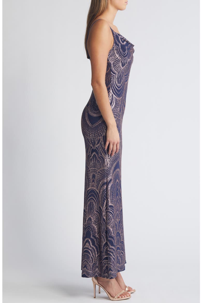Glitter Gown, Alternate, color, SLATE