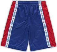 FANATICS Men's Fanatics Branded Royal/Red Philadelphia 76ers Big & Tall Tape Mesh Shorts