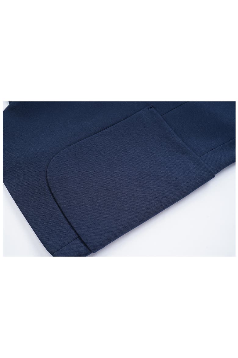 Notch Collar Two Button 4-Way Stretch Jacket, Alternate, color, NAVY