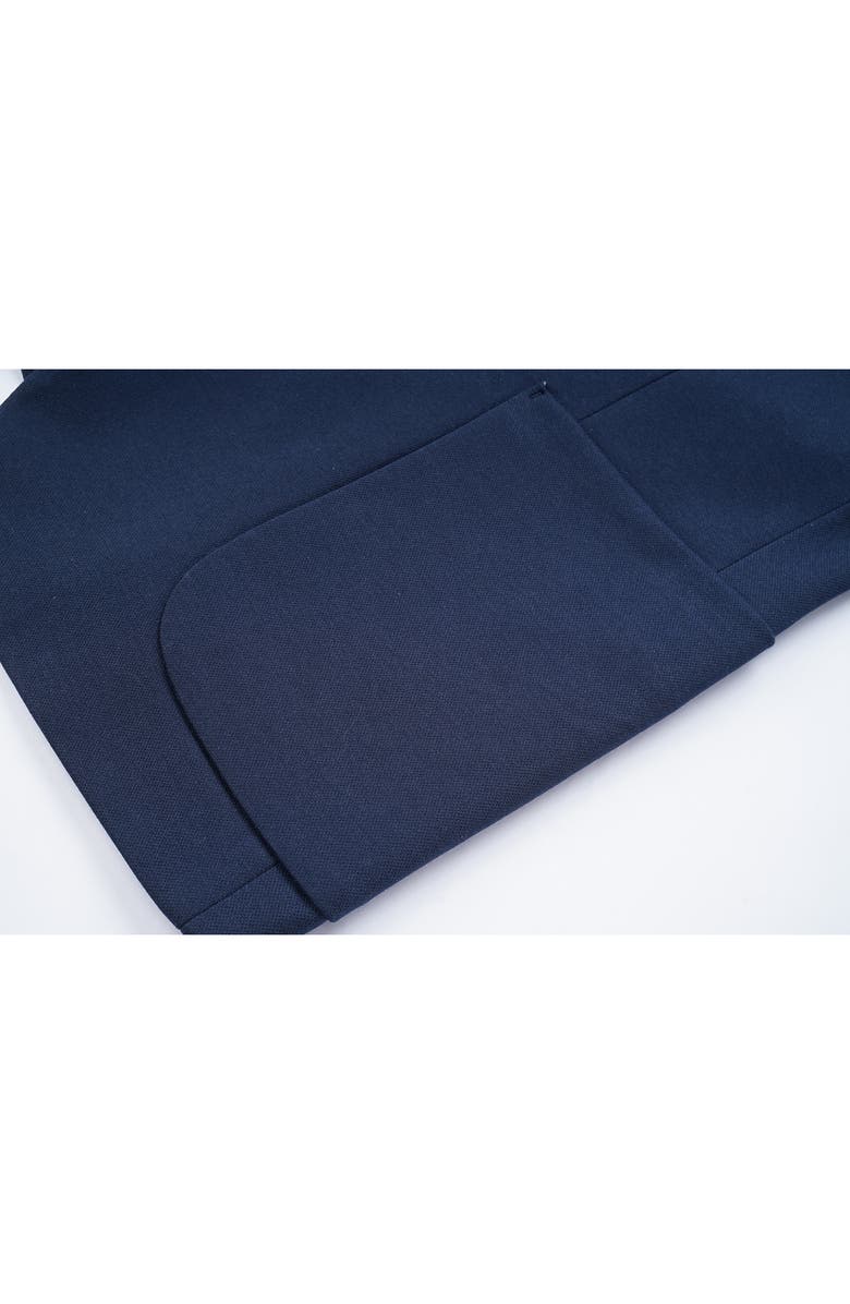 TOM BAINE Notch Collar Two Button 4-Way Stretch Jacket, Alternate, color, Navy