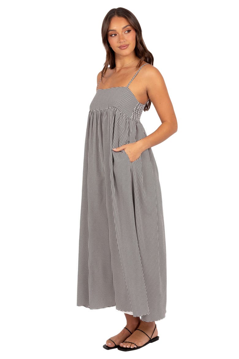 Andy Houndstooth Maxi Dress, Alternate, color, HERRINGBONE
