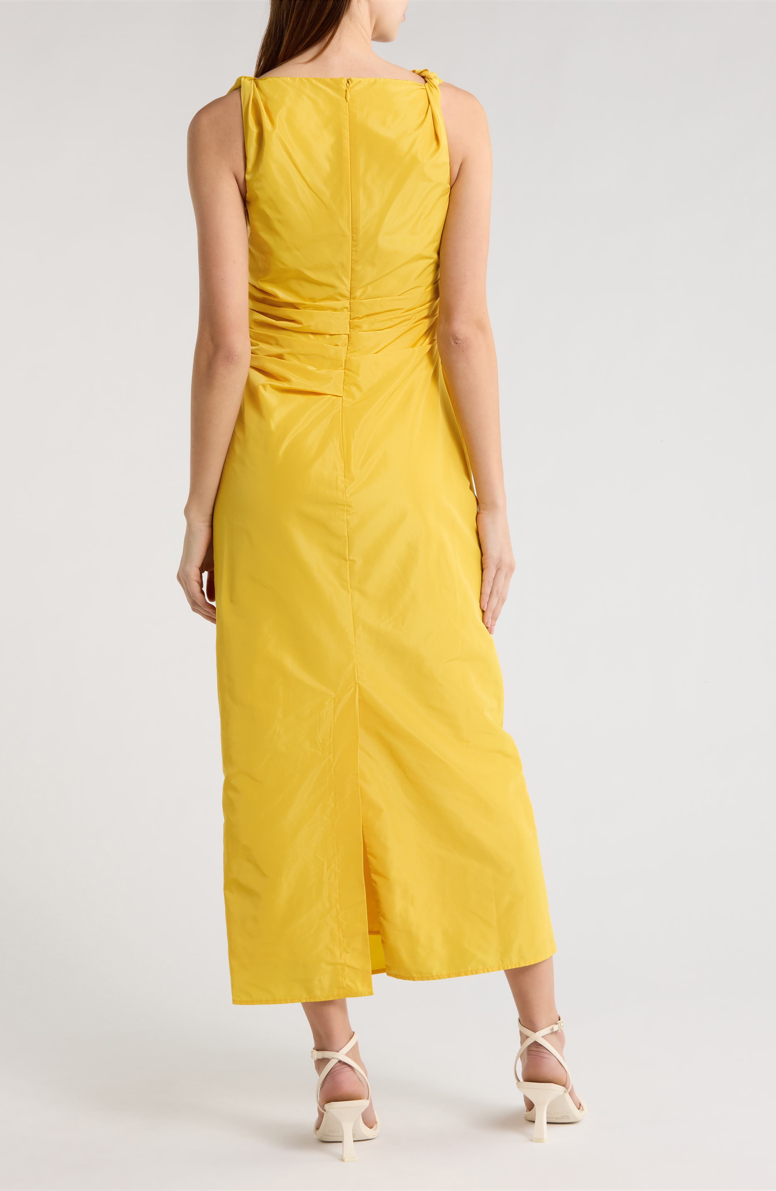 Callie Ruched Midi Dress - image 2