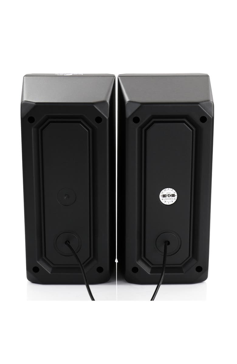 Befree Sound Color LED Dual Gaming Speakers, Alternate, color, Black