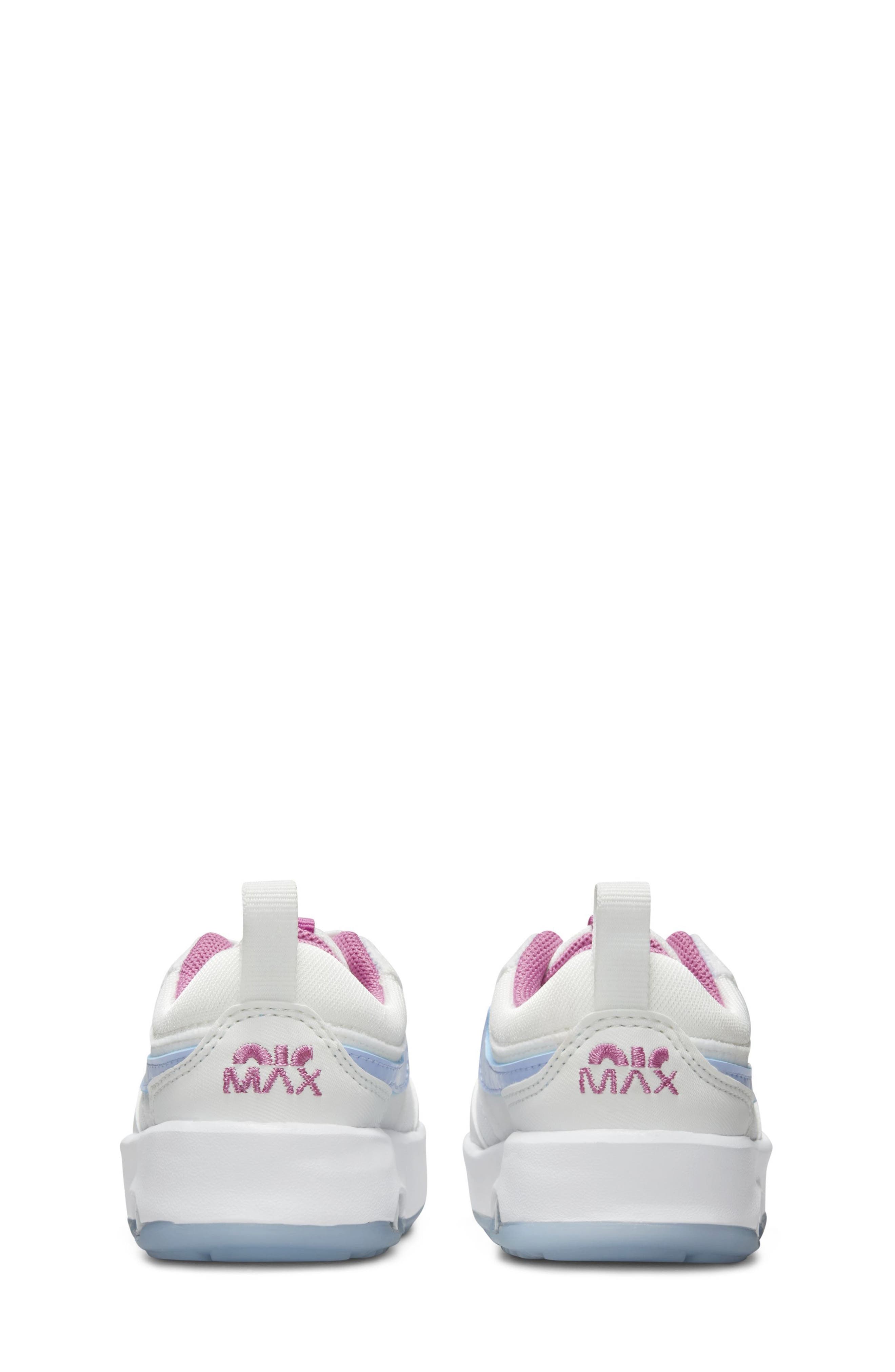 Kids' Air Max Motif Sneaker, Alternate, color, WHITE/ FUCHSIA/ WHITE/ BLUE