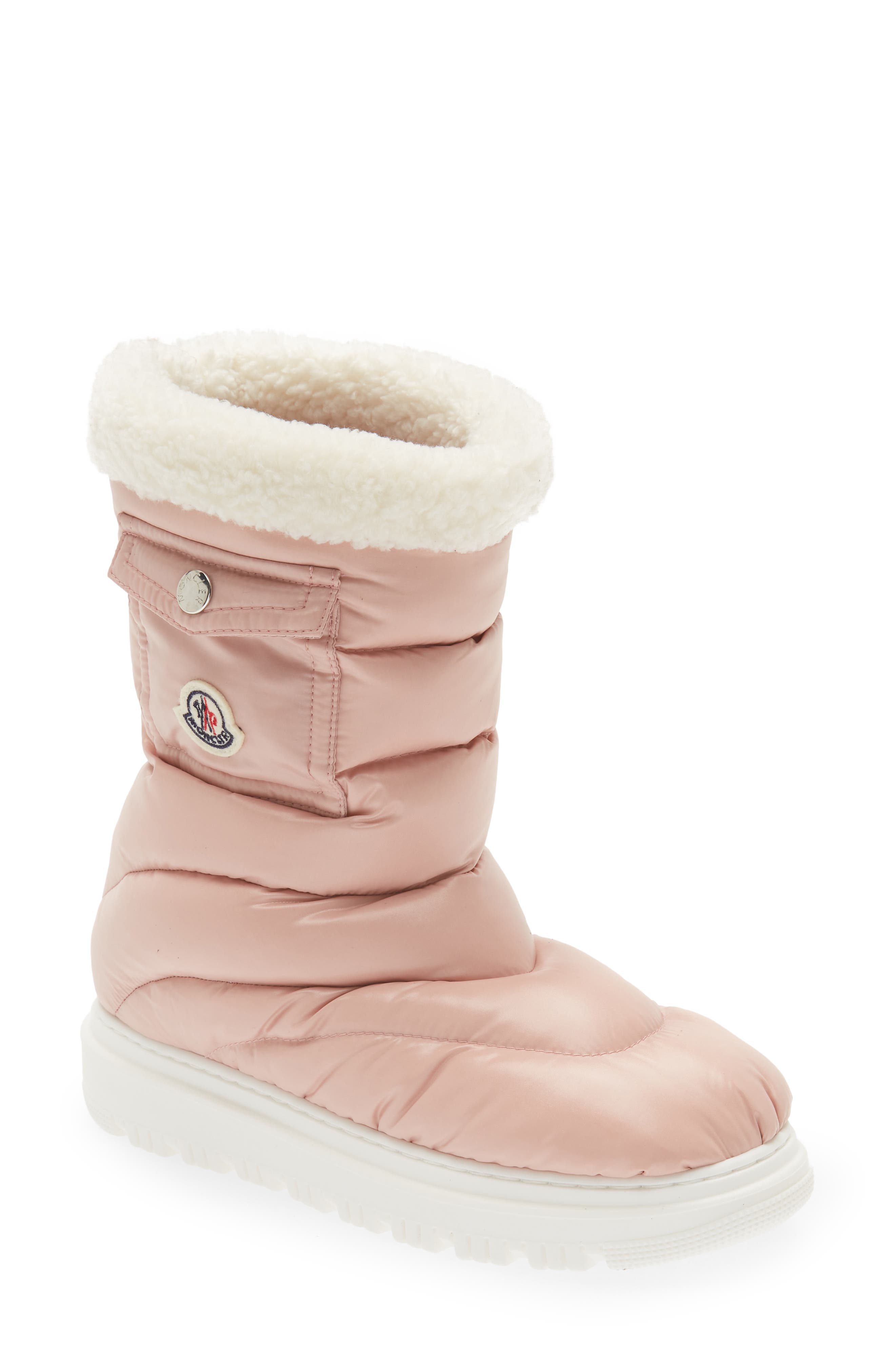 Moncler Kids' Gaia Pocket Down Quilted Boot, Main, color, 
