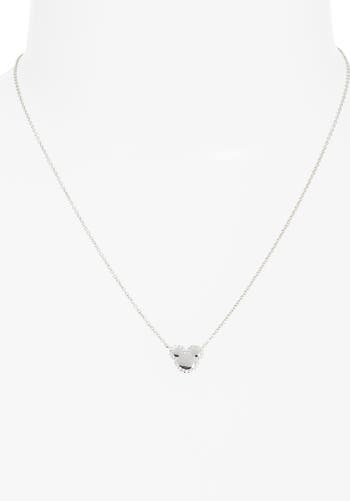 ◆bauble bar◆Mickey Mouse Disney Pave Pendant Necklace Mickey Mouse Disney Pavé Pendant Necklace - Gold/Pavé
