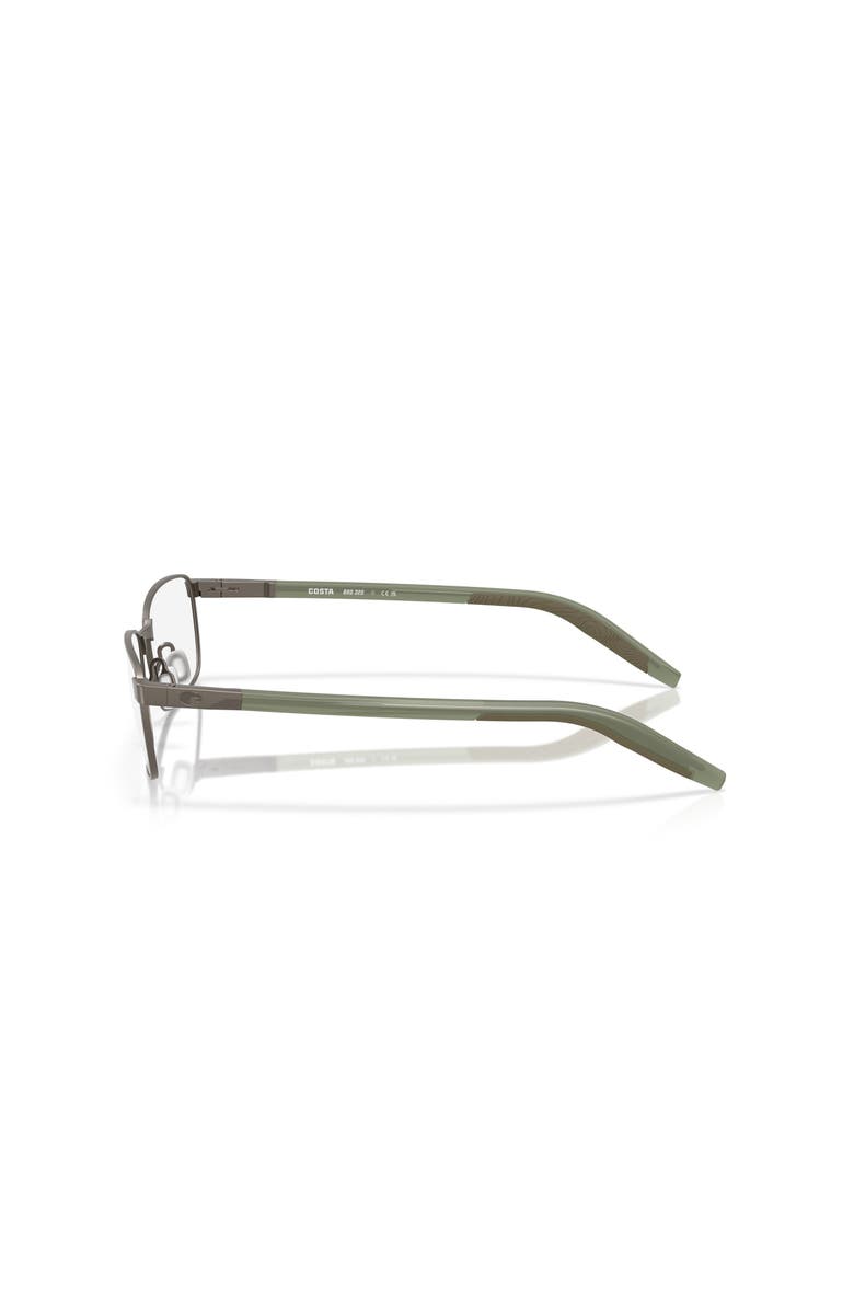 Costa 55mm Rectangle optical glasses, Alternate, color, Grey