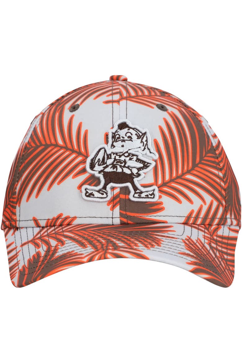 Men's New Era Gray Cleveland Browns Palms 39THIRTY Flex Hat, Alternate, color, Gray