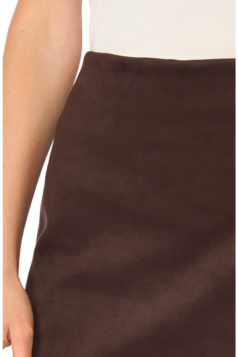 Faux Leather Skort, Alternate, color, CALL ME CHOCOLATE