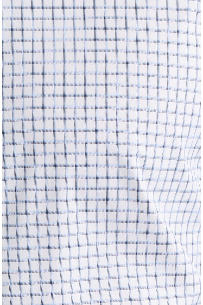 Hank Kent Slim Fit Check Performance Twill Dress Shirt, Alternate, color, OPEN BLUE