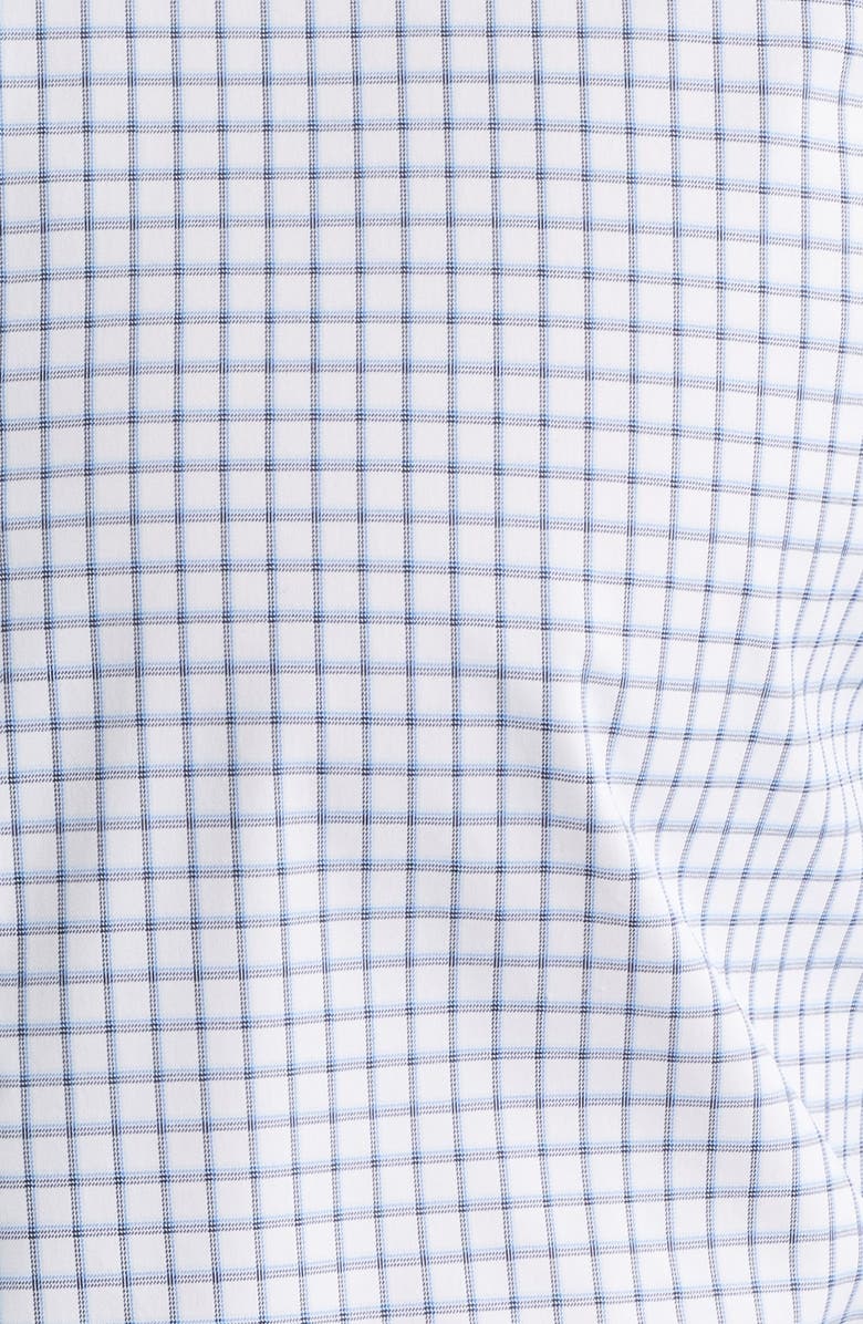 BOSS Hank Kent Slim Fit Check Performance Twill Dress Shirt, Alternate, color, Open Blue