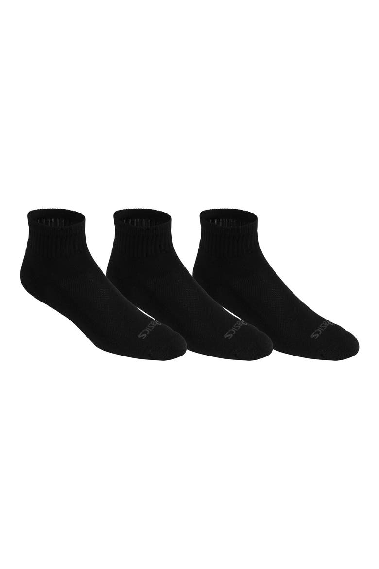 3-Pack Performance Ankle Socks, Alternate, color, BLACK